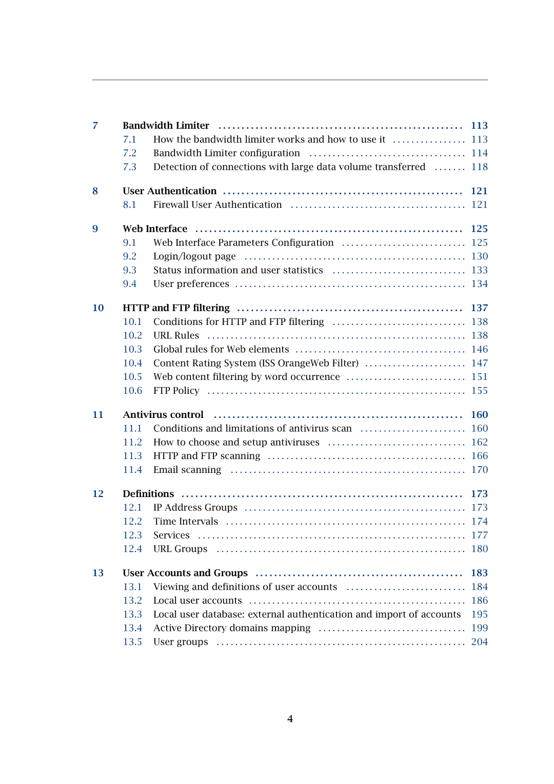 Kerio Tech Firewall6 manual 113 