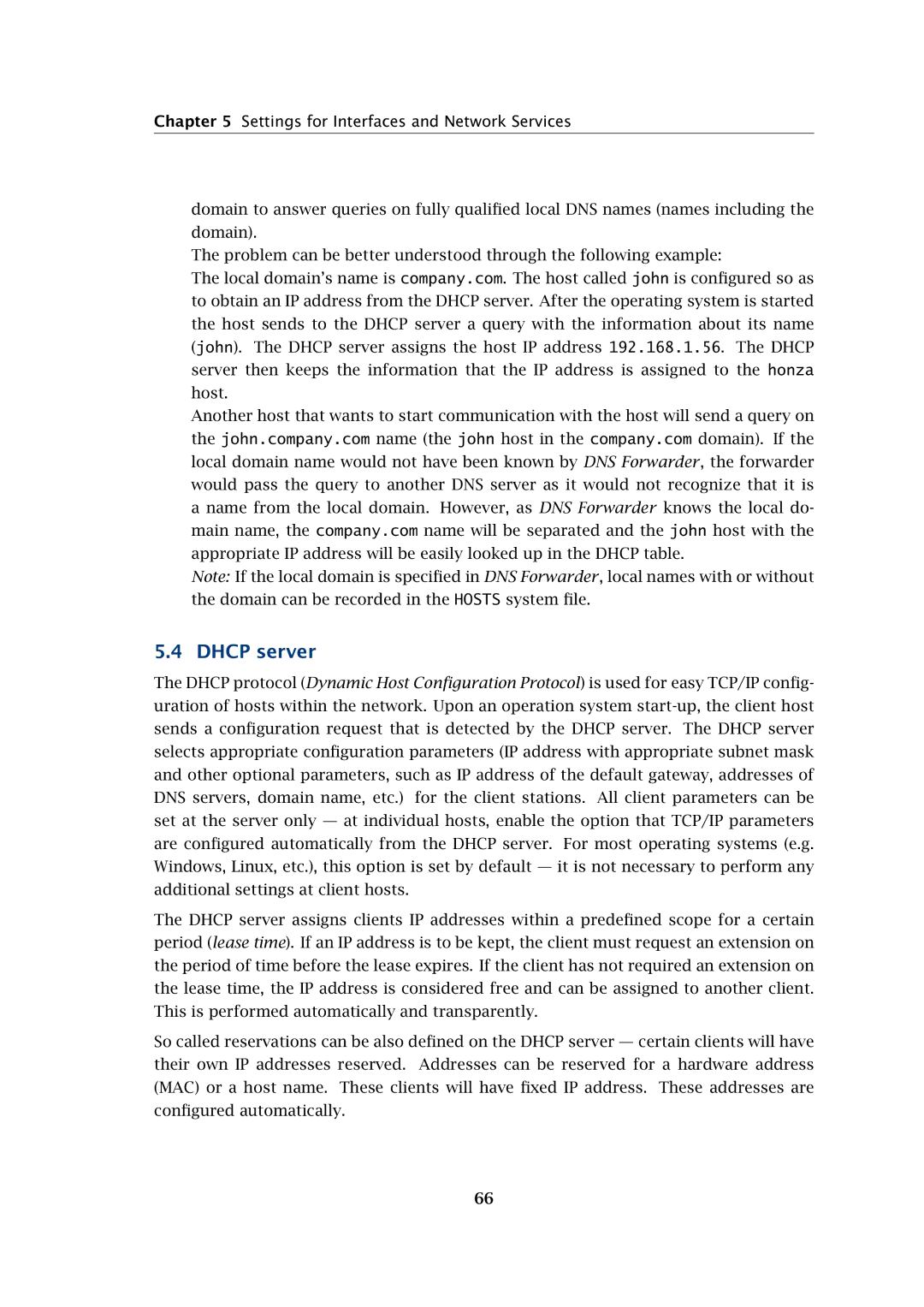 Kerio Tech Firewall6 manual Dhcp server 