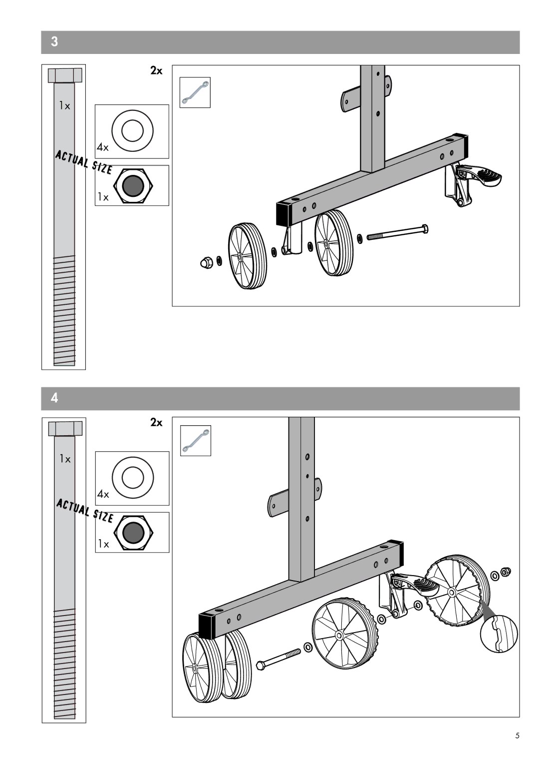 Kettler 07122-890, 07162-890 owner manual 4x Actual Size 