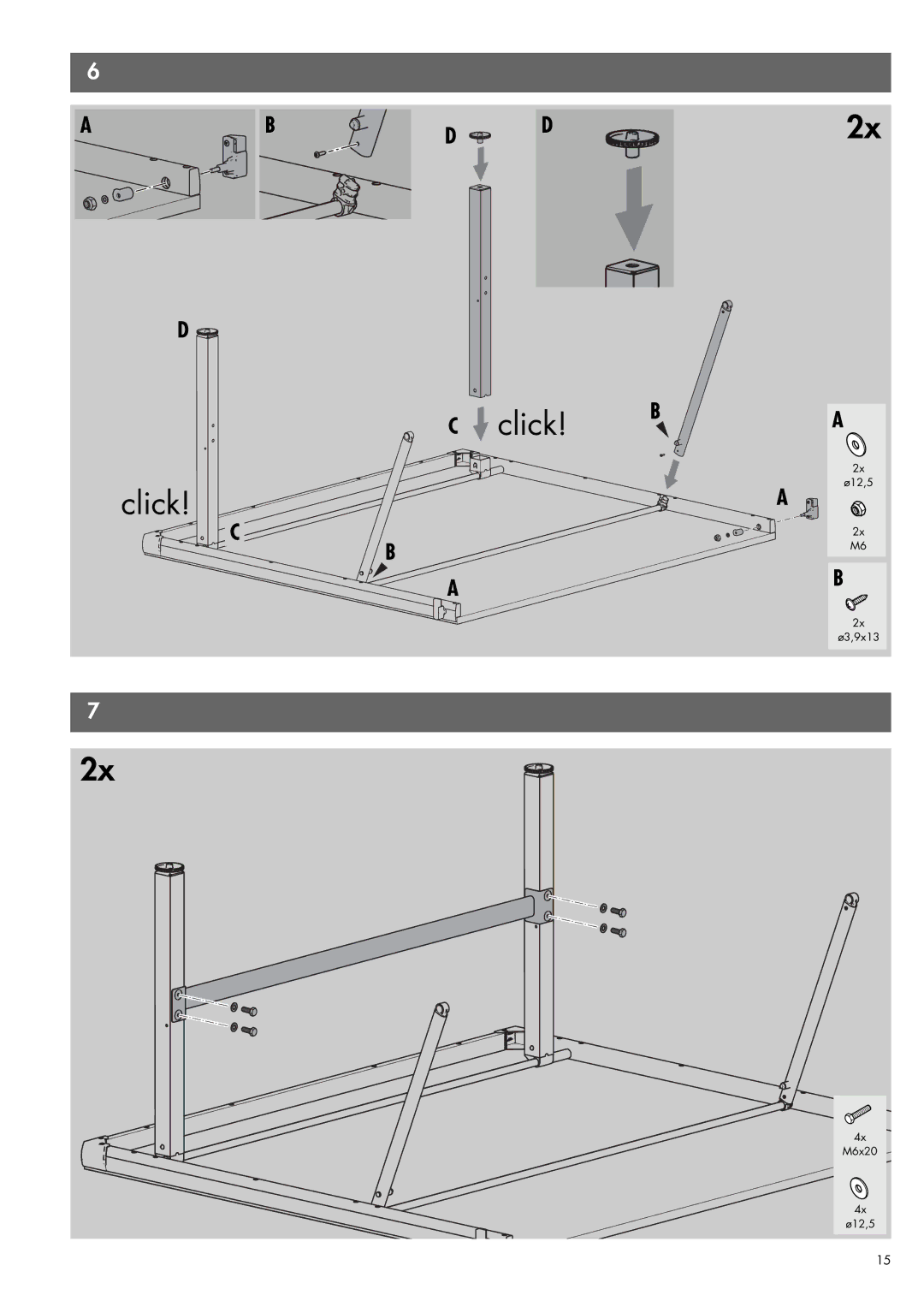 Kettler 07138-000, 07178-000 manual Click 