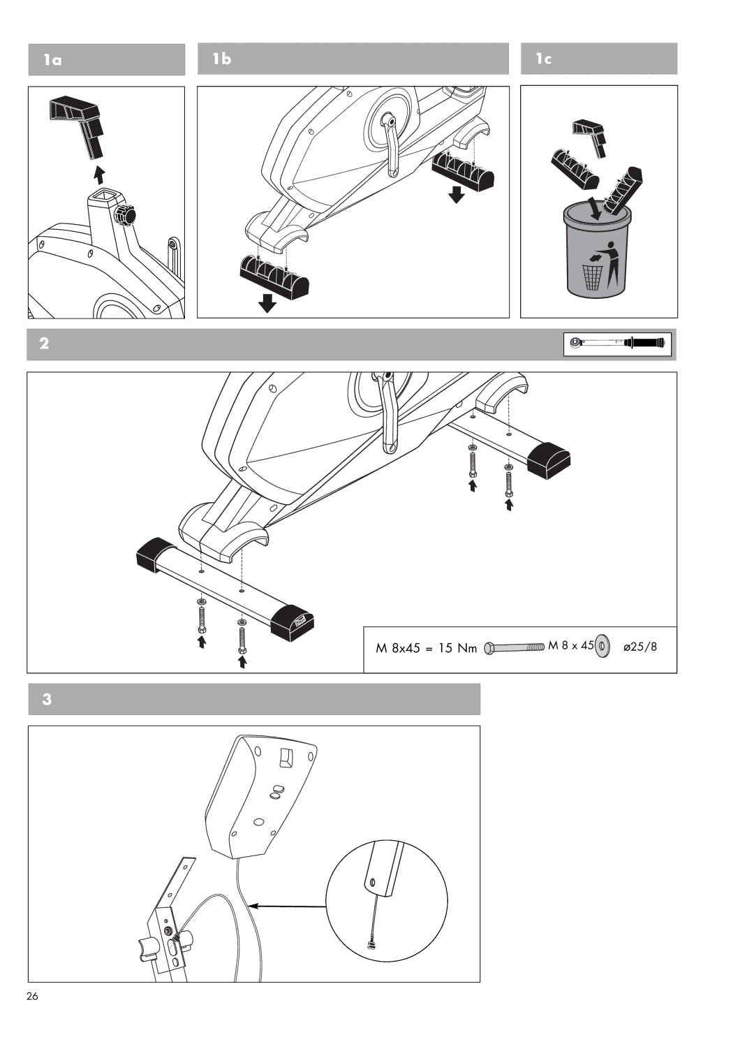 Kettler 07664-000 manual Ø25/8 