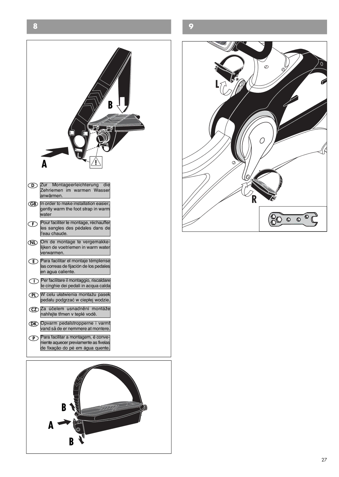 Kettler 07666-000 manual Zur Montageerleichterung die 