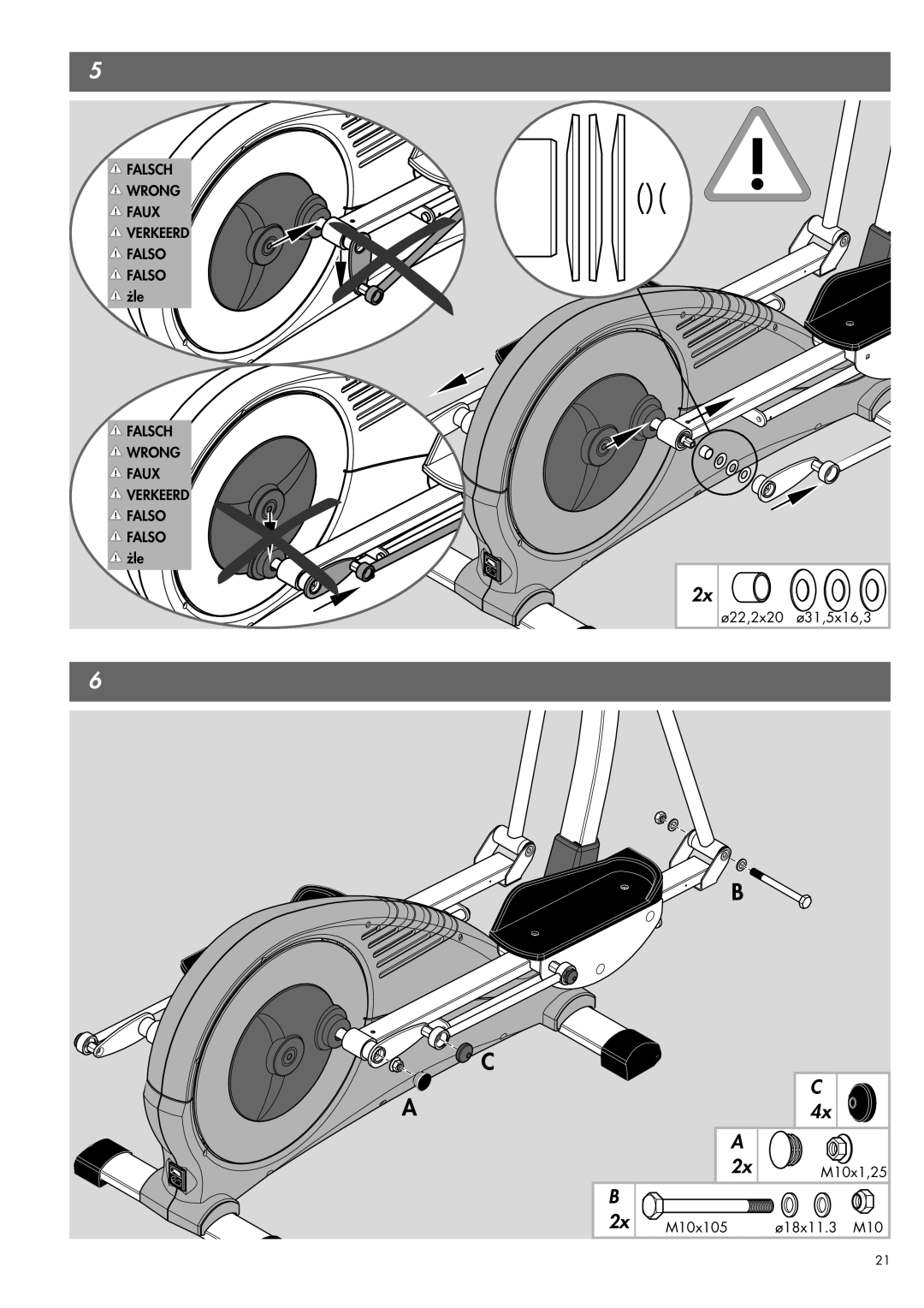 Kettler 07863-000 manual M10x1,25 