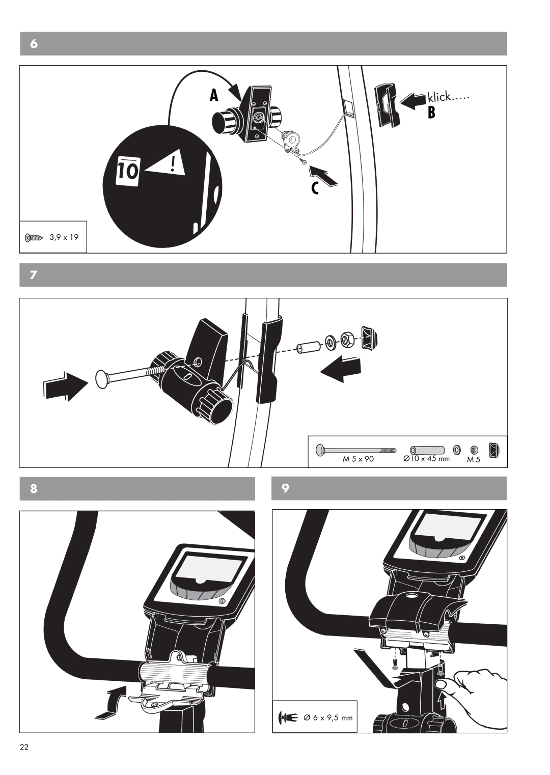 Kettler 07960-800 manual Klick 