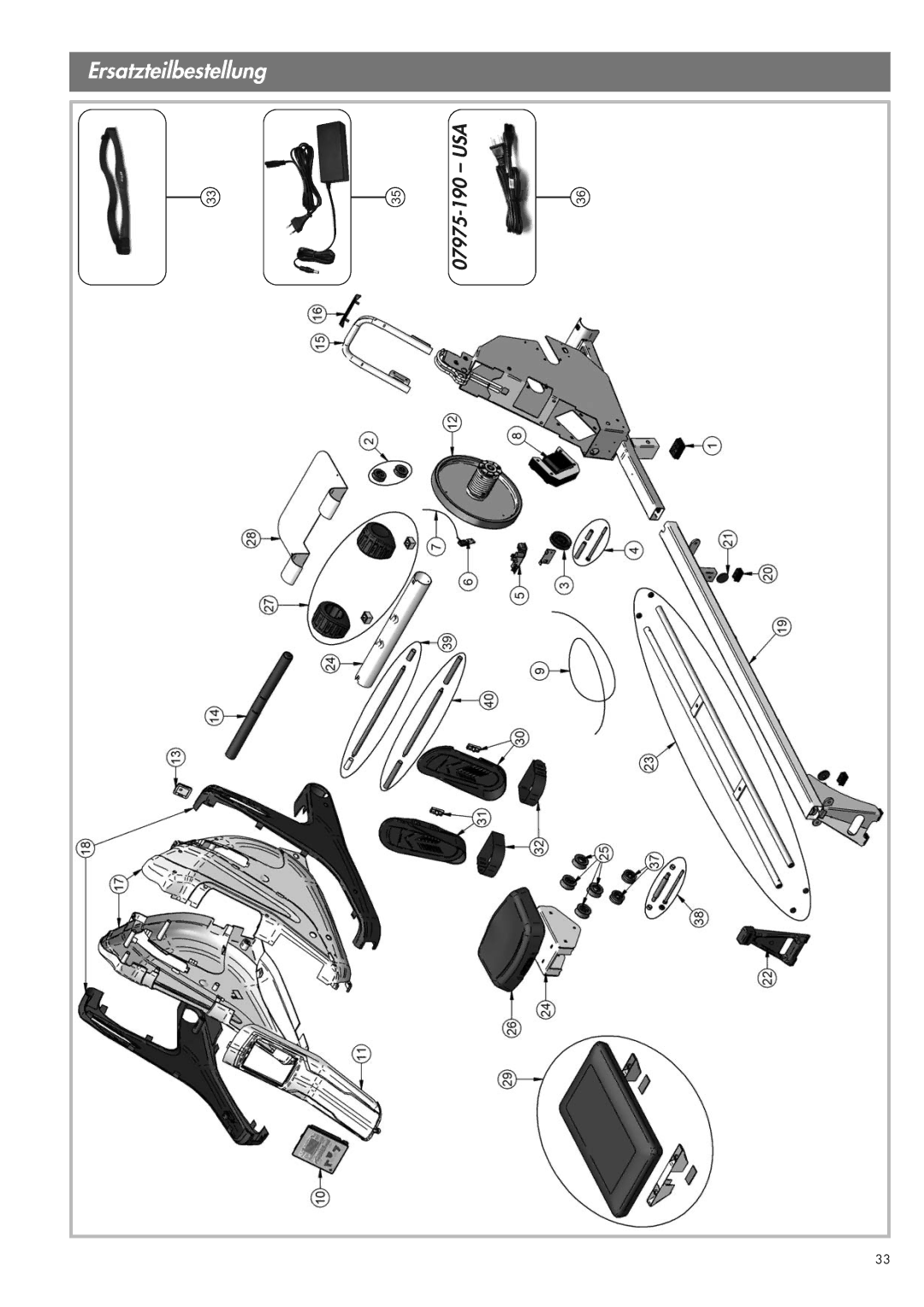 Kettler 07975-100 manual Usa 