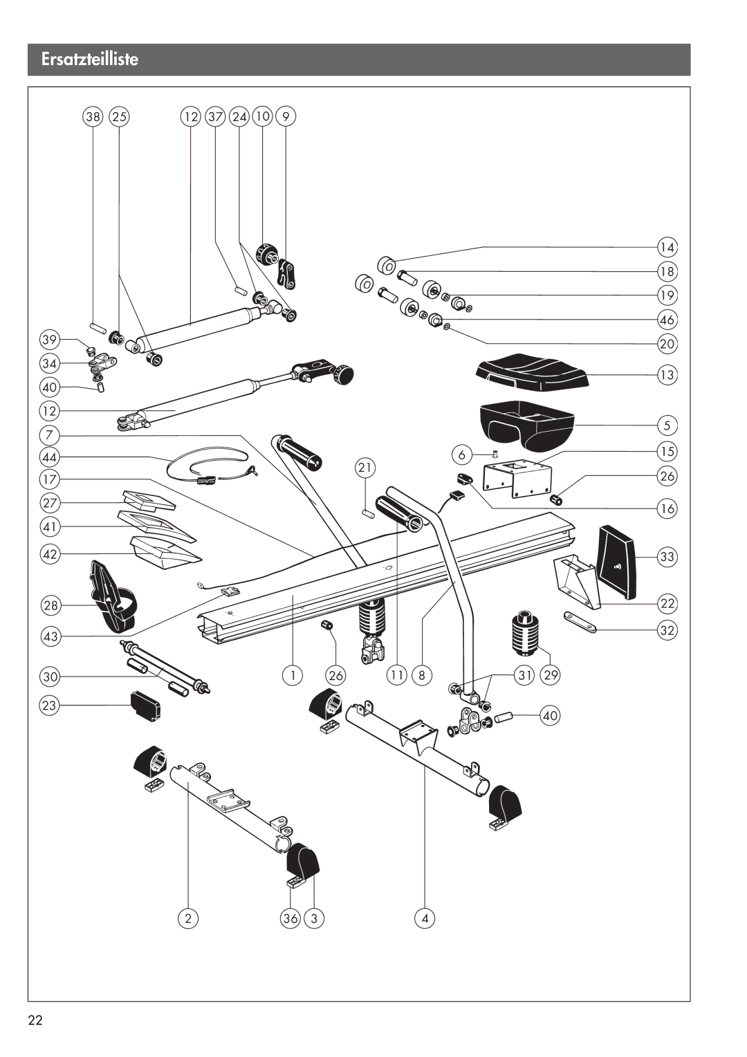 Kettler 07978-900 manual Ersatzteilliste 