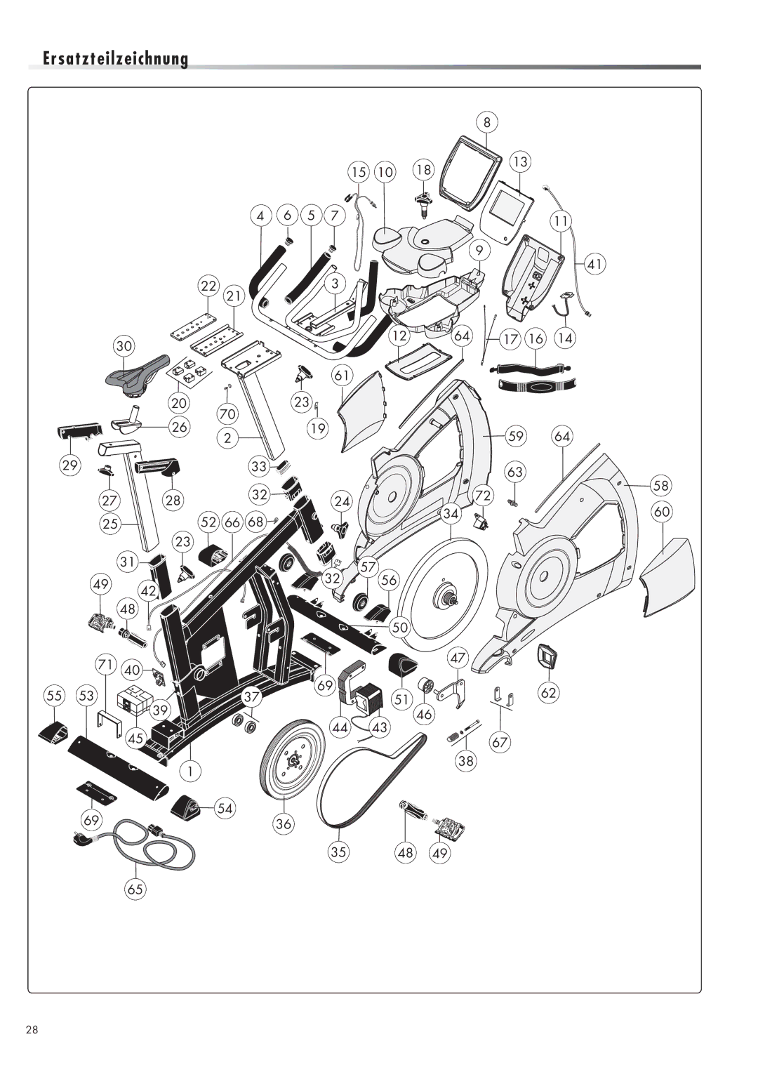 Kettler 07988-880 manual Ersatzteilzeichnung 