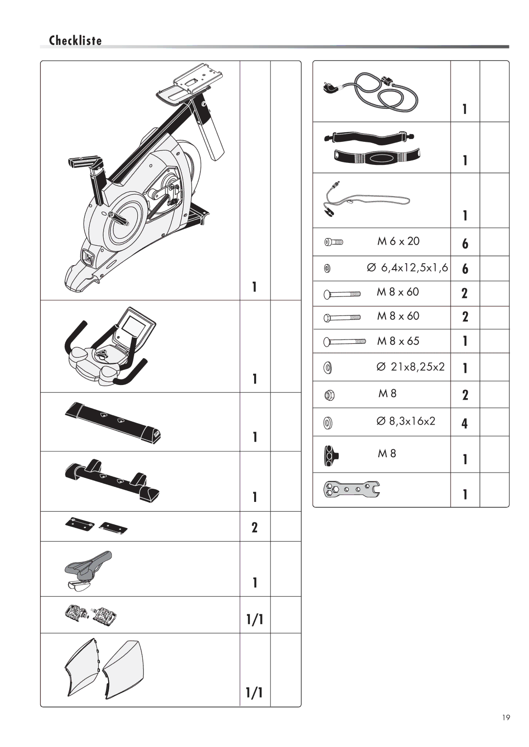 Kettler 07988-880 manual Checkliste 