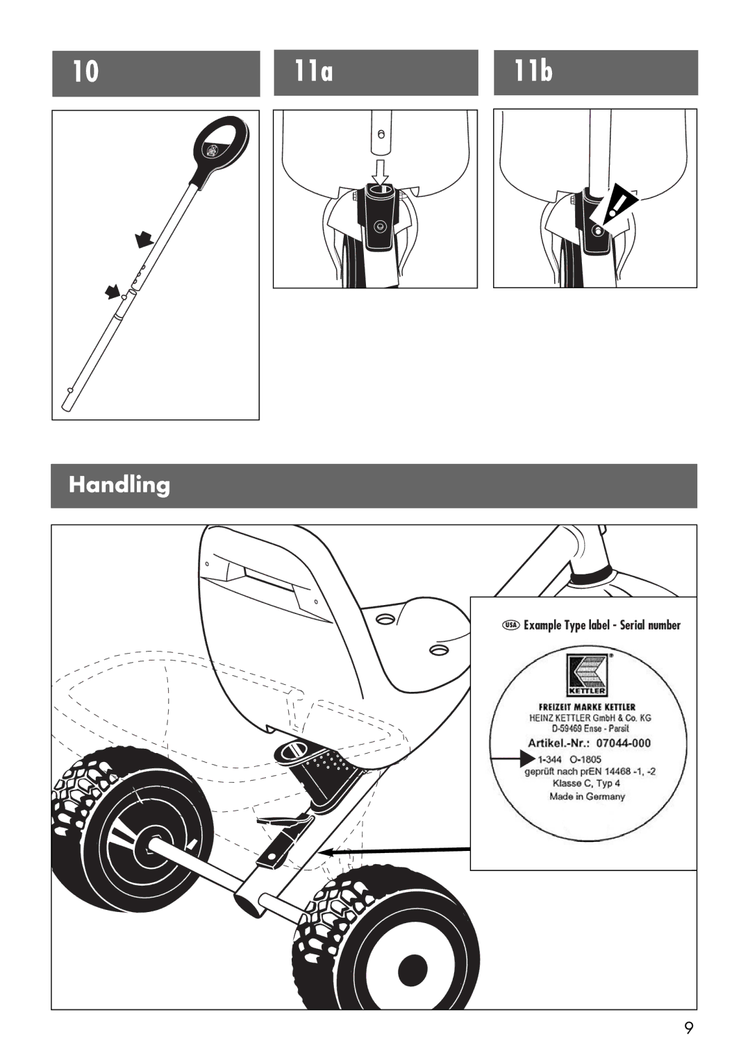 Kettler 08152-599 manual 11a 