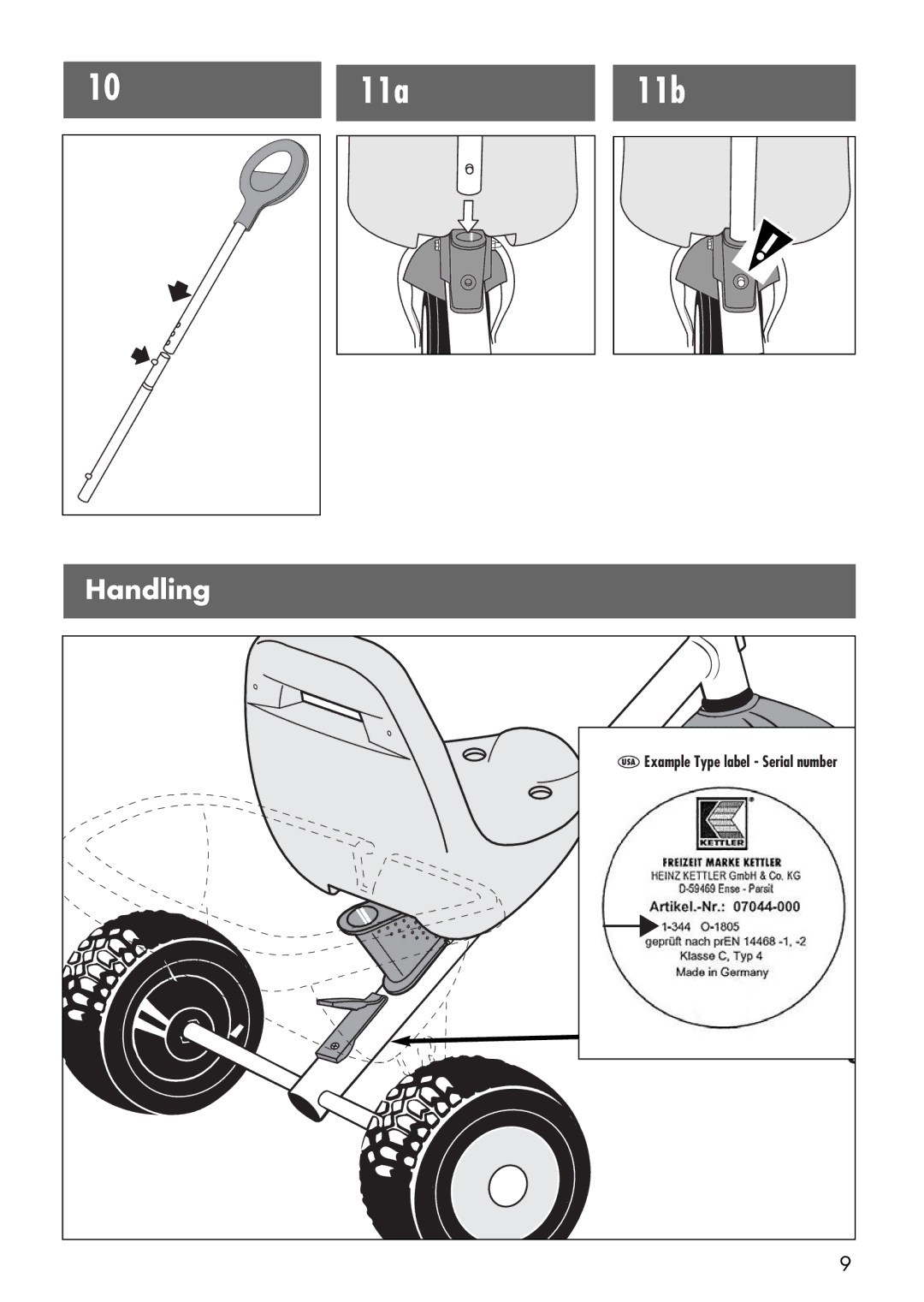 Kettler 08152-799 manual 11a 