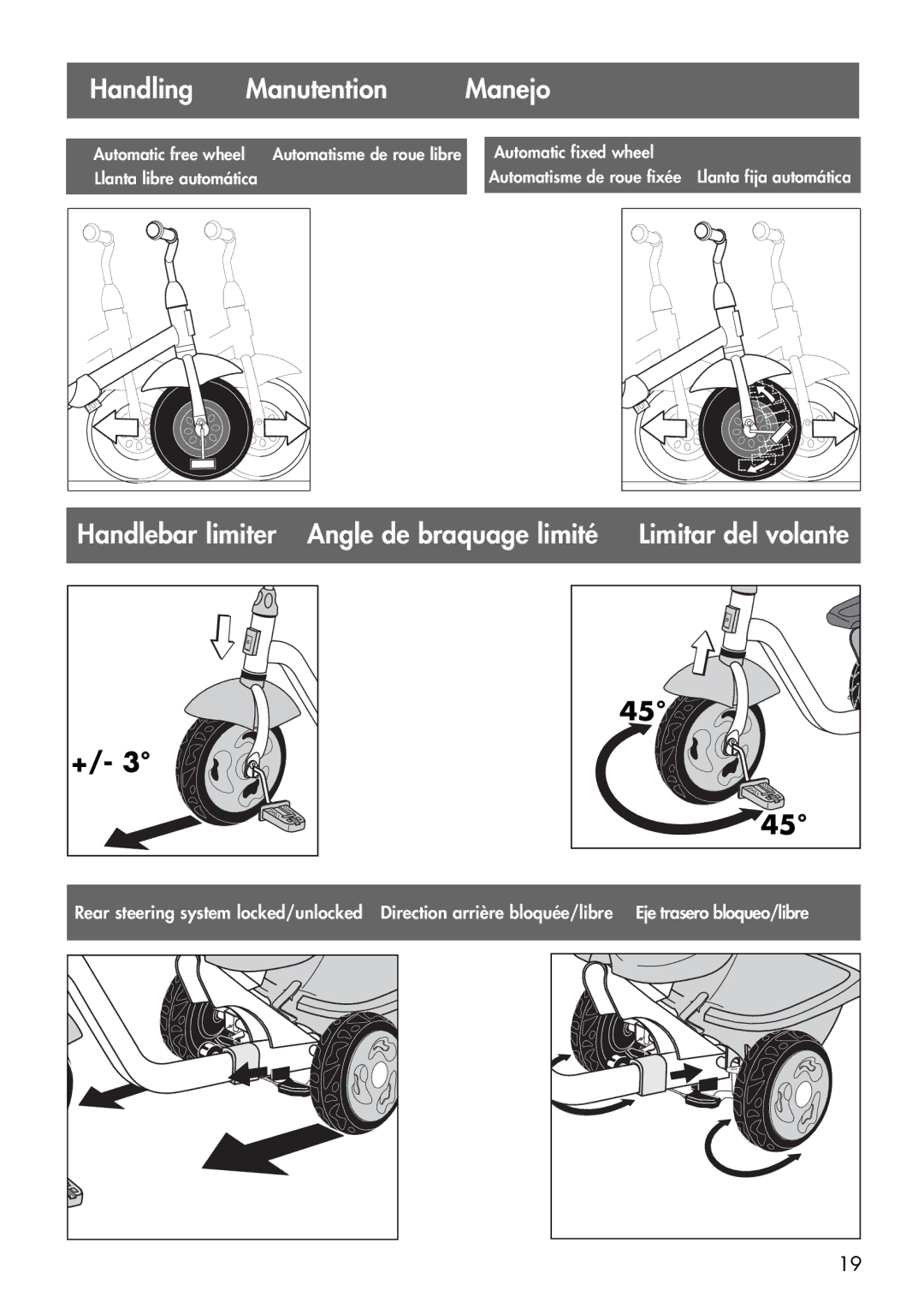 Kettler 08838-790 manual Handling Manutention Manejo 