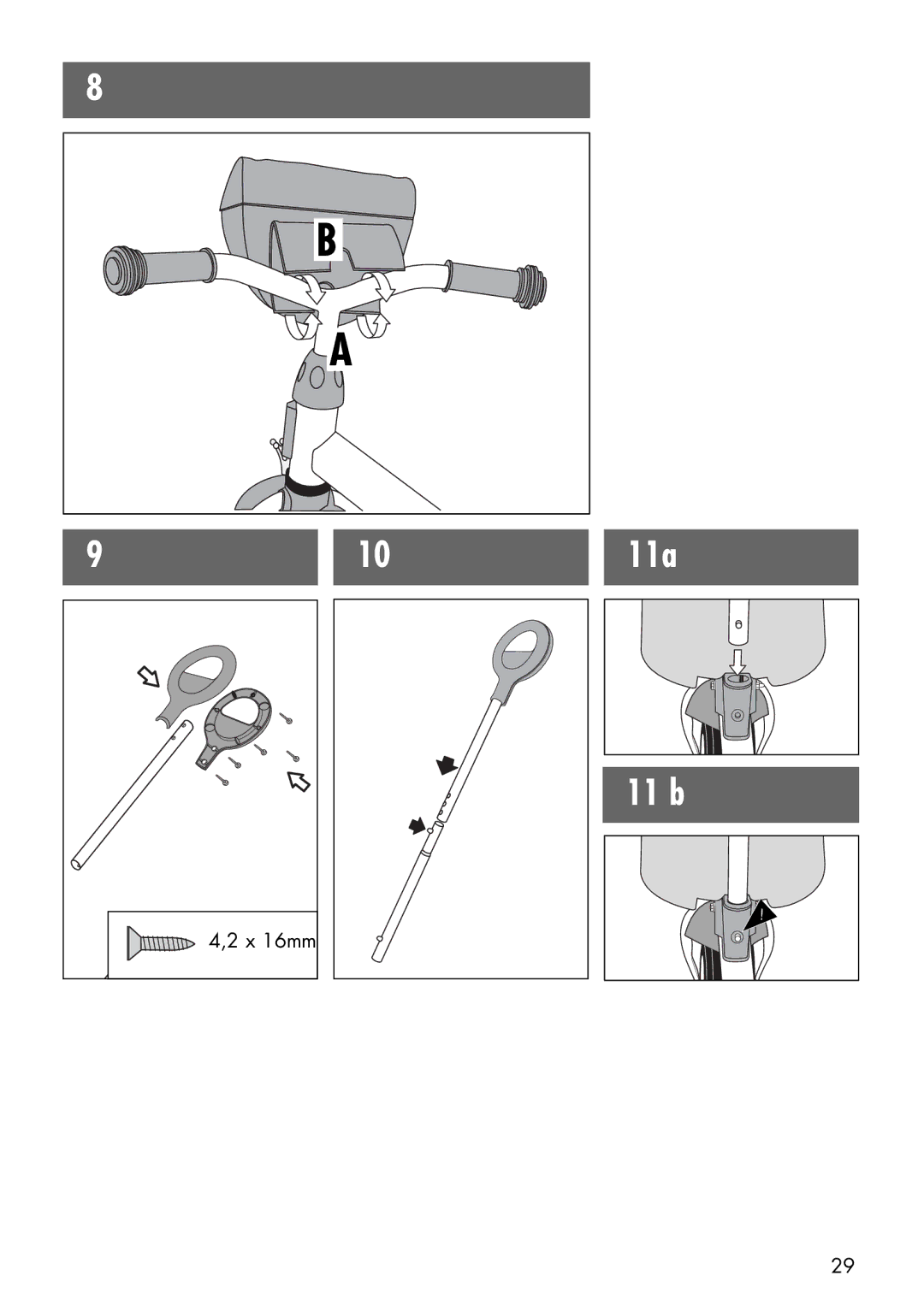 Kettler 08847-500, 08847-400 manual 11a 11 b 