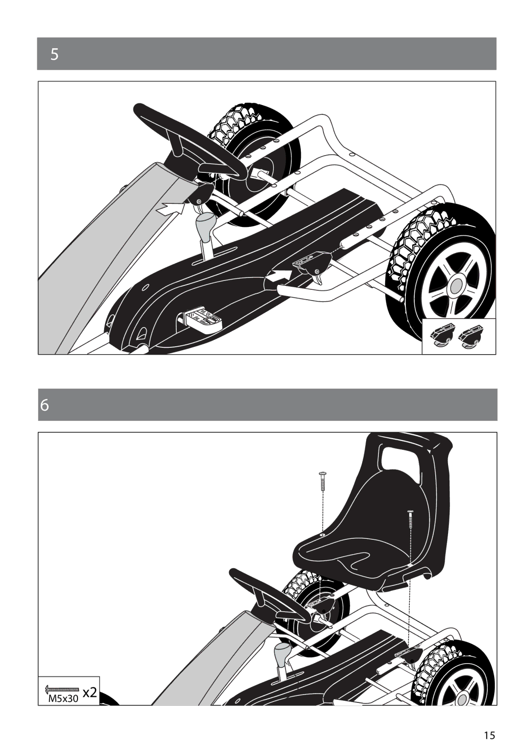 Kettler 8855-190 manual M5x30 