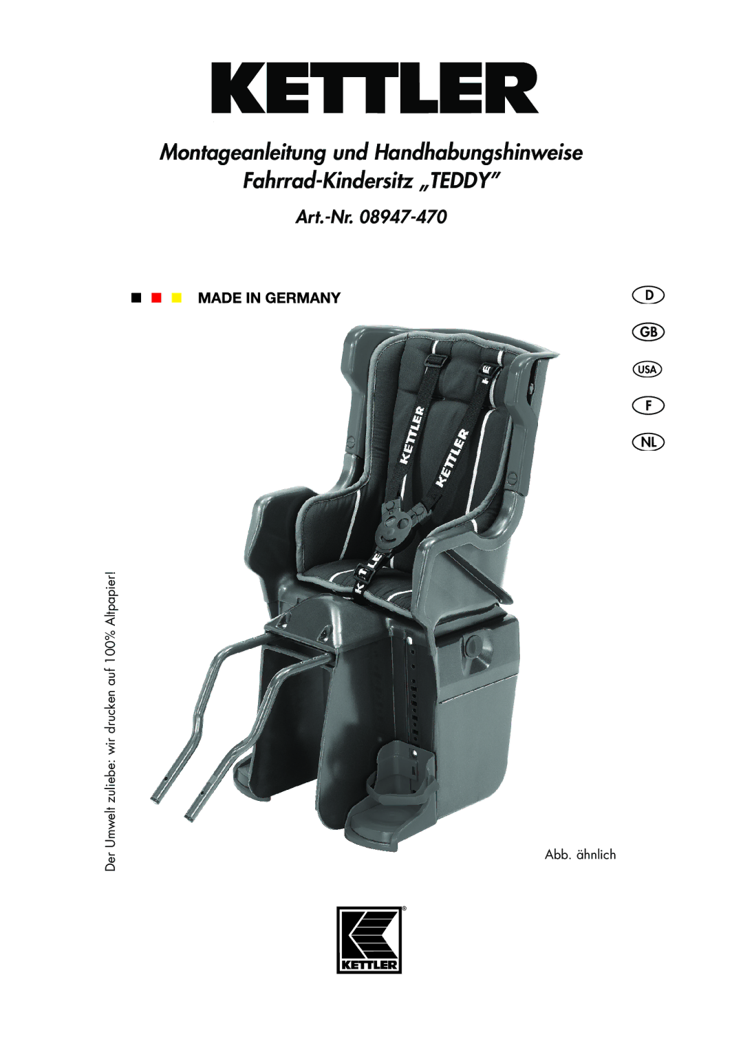 Kettler DVP721VR/00 manual Art.-Nr 