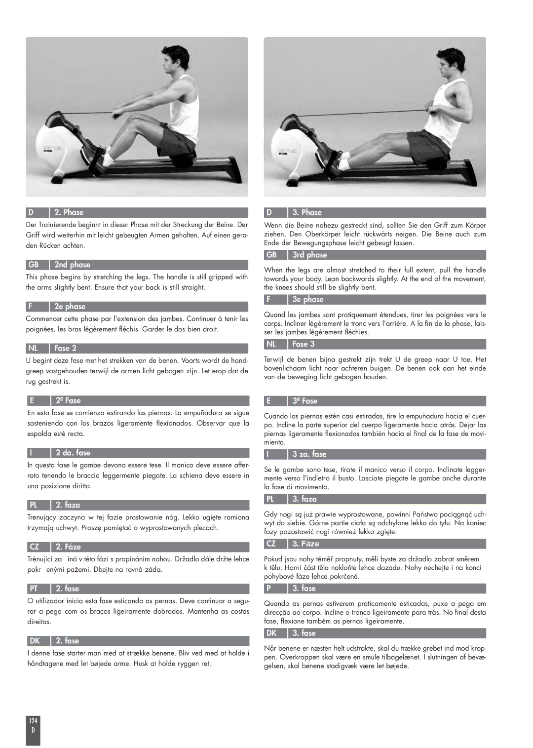 Kettler ST2520-64 operating instructions CZ l 3. Fáze 