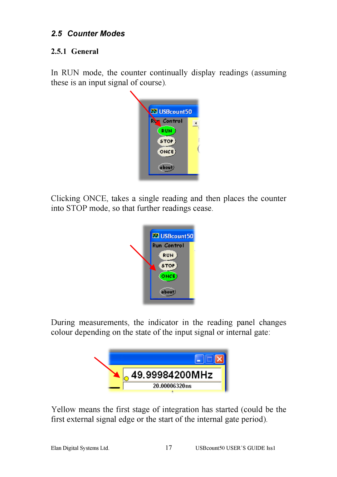 Key Digital ES381 manual Counter Modes 