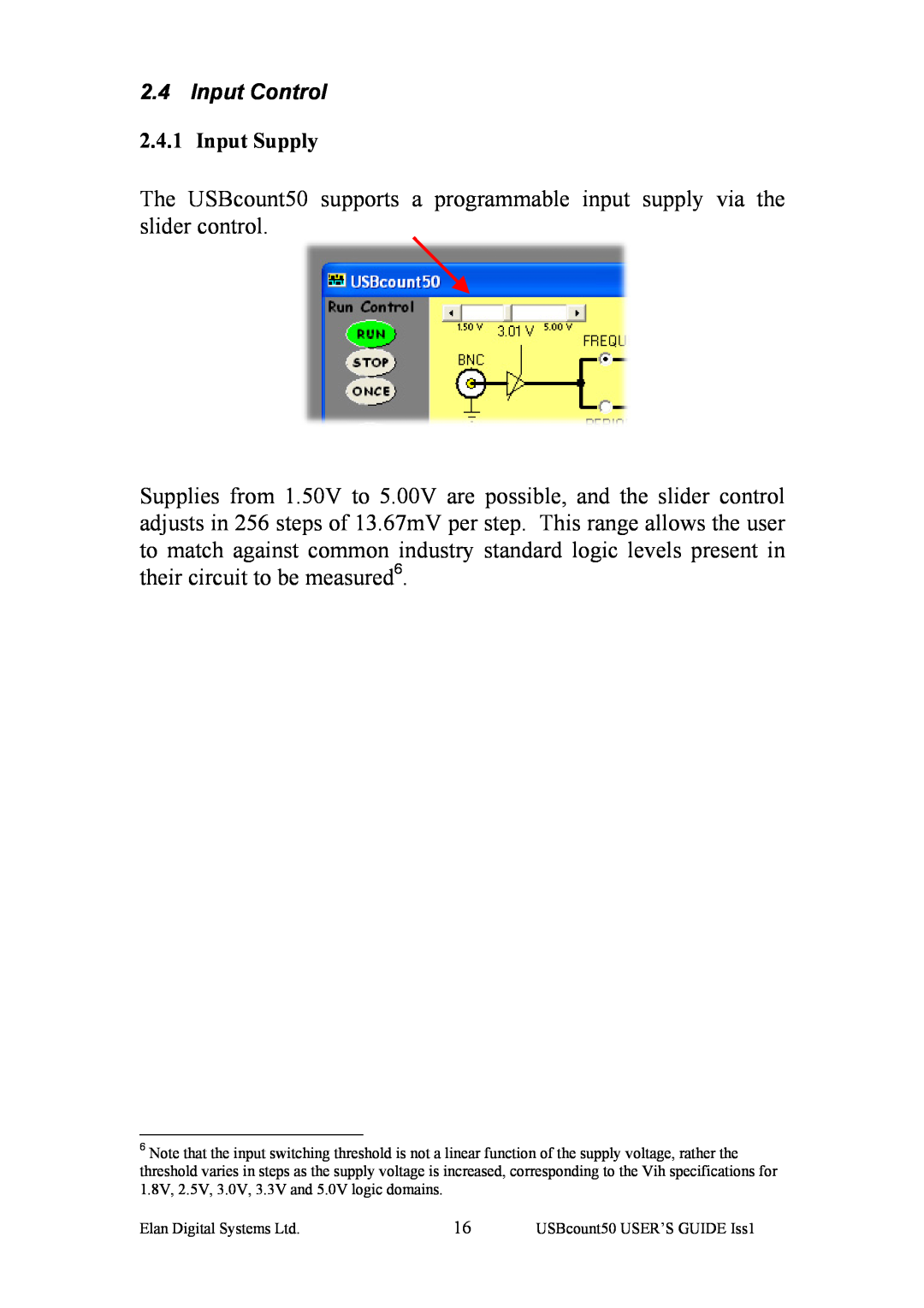 Key Digital ES381 manual Input Control, Input Supply 