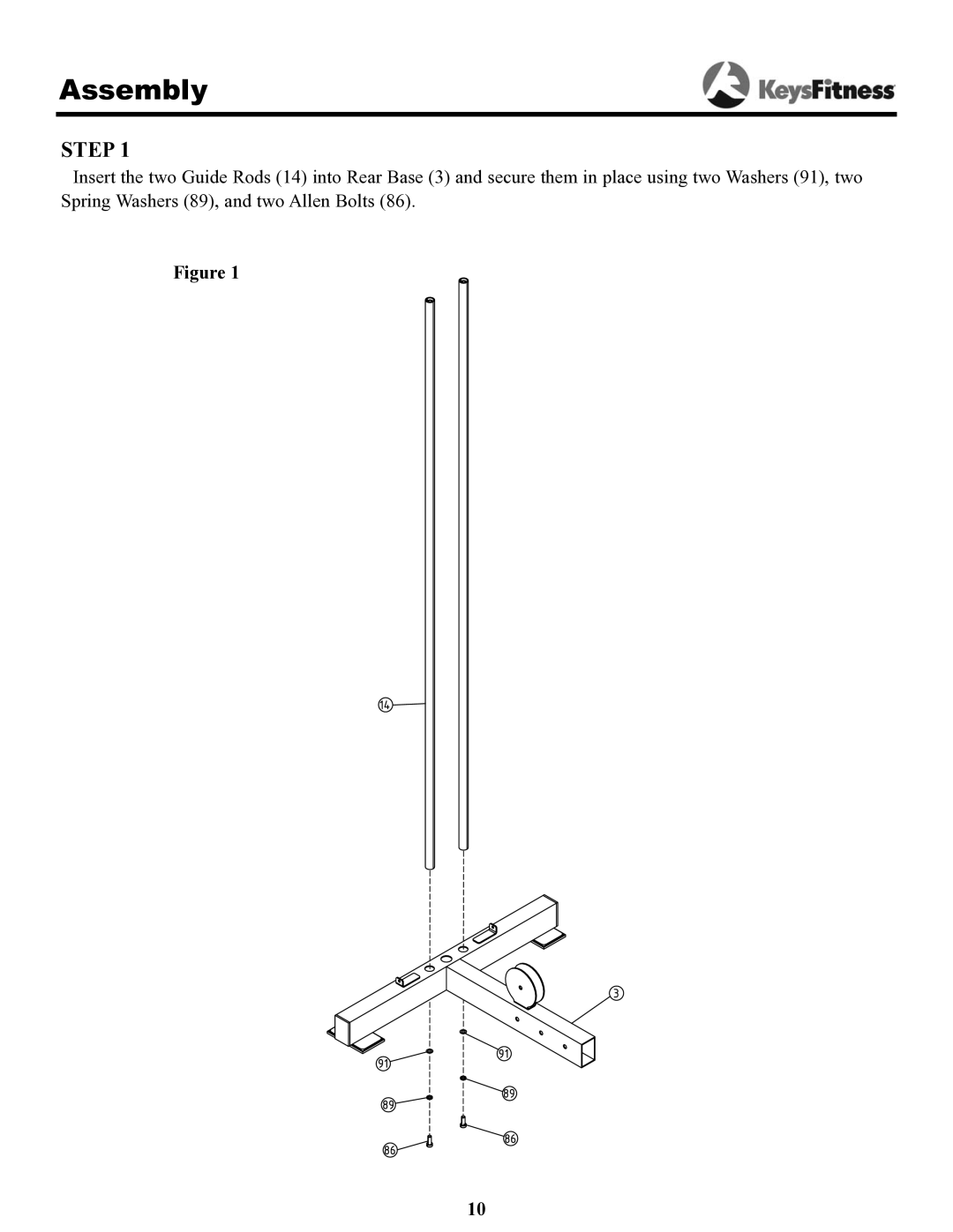 Keys Fitness 1550 owner manual Step 