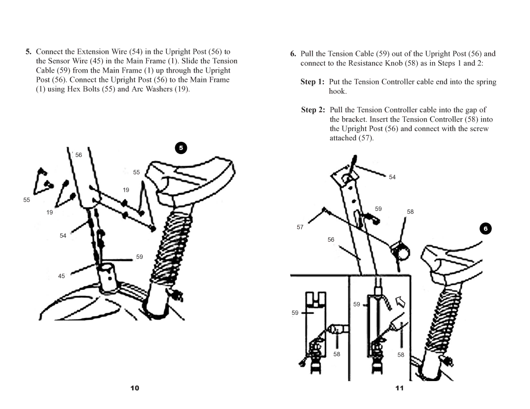 Keys Fitness 520U owner manual 5858 