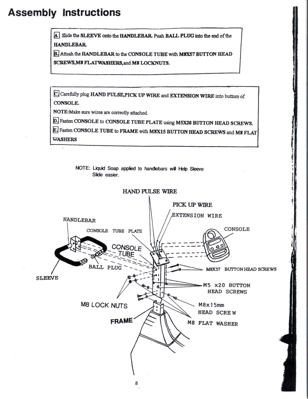 Keys Fitness 550R manual 