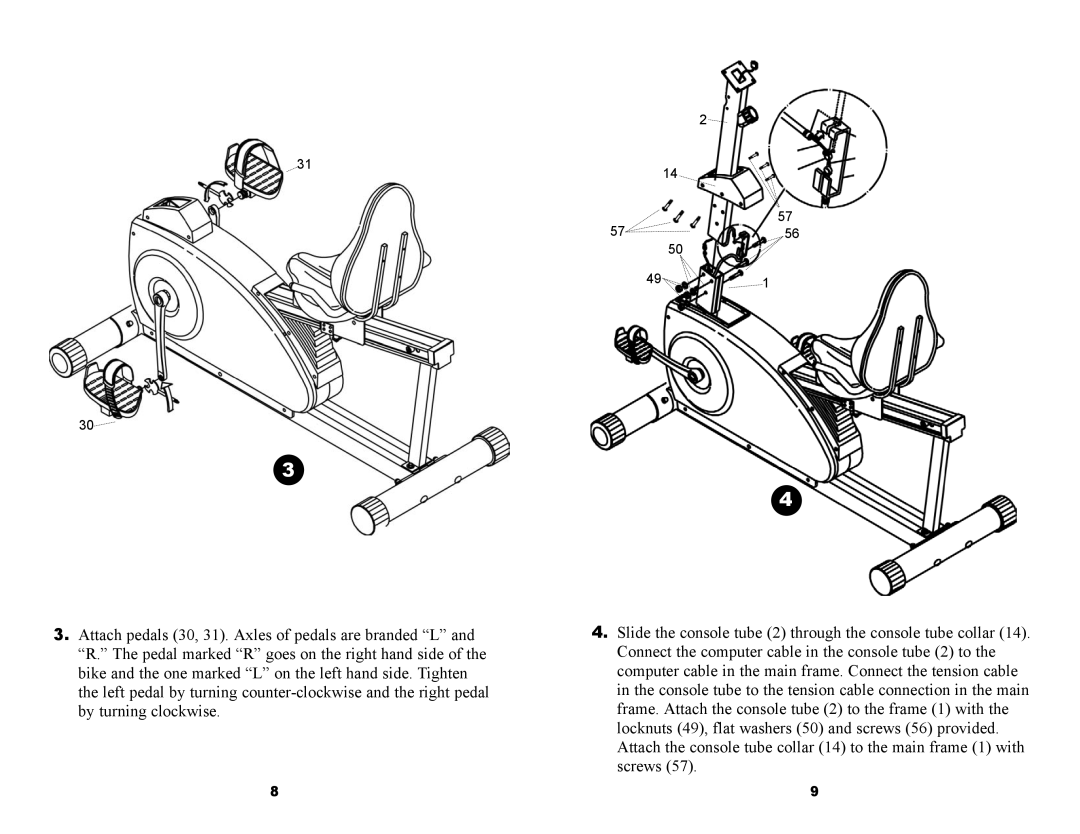 Keys Fitness 835R owner manual 