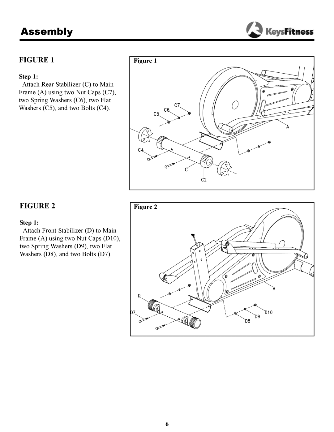 Keys Fitness 8.3e owner manual Step 