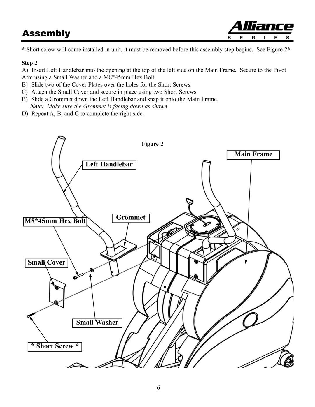 Keys Fitness A7e owner manual Assembly 