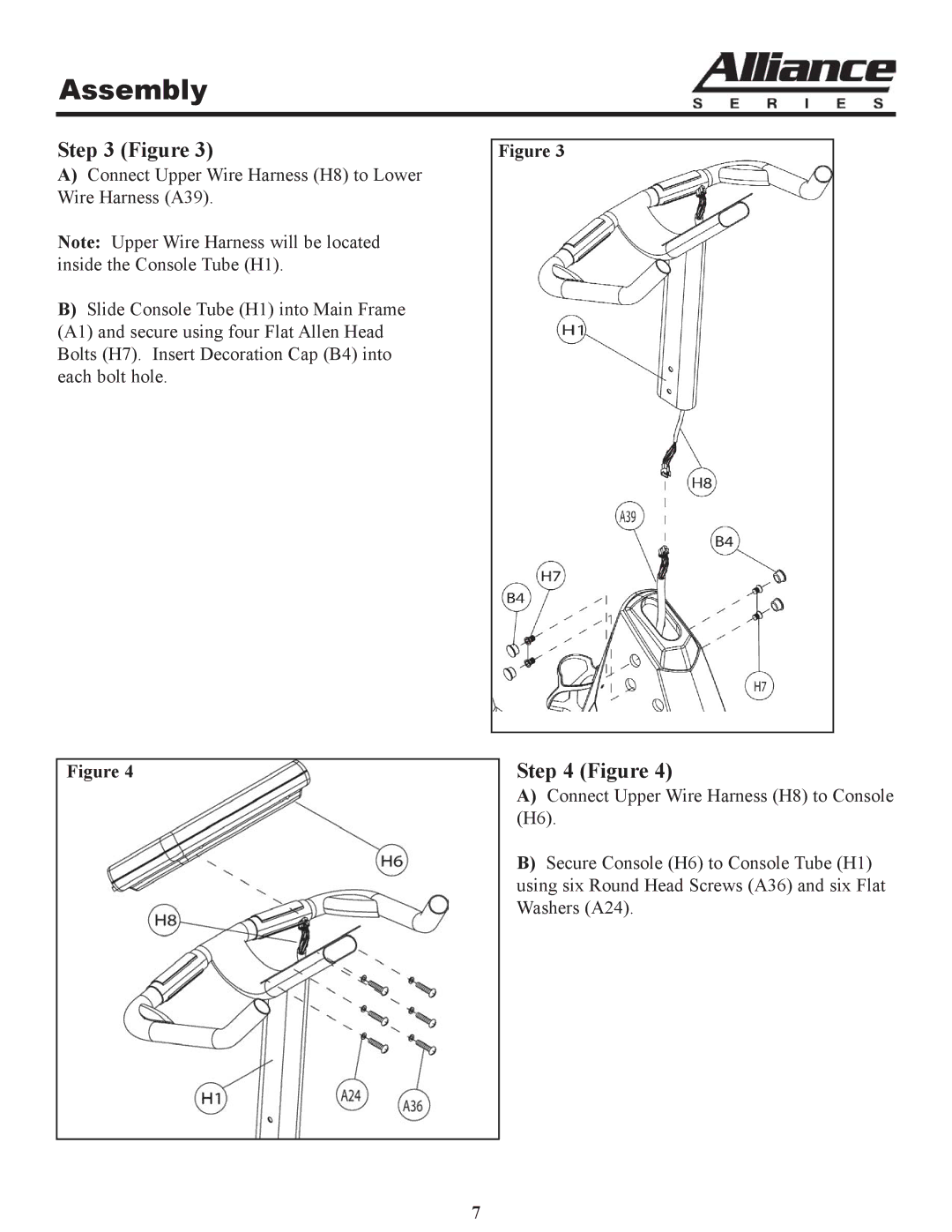 Keys Fitness A7u owner manual Assembly 