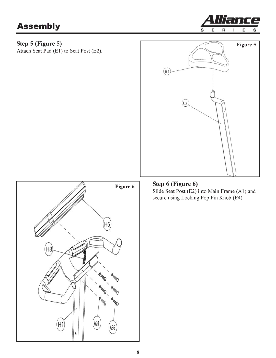 Keys Fitness A7u owner manual Assembly 