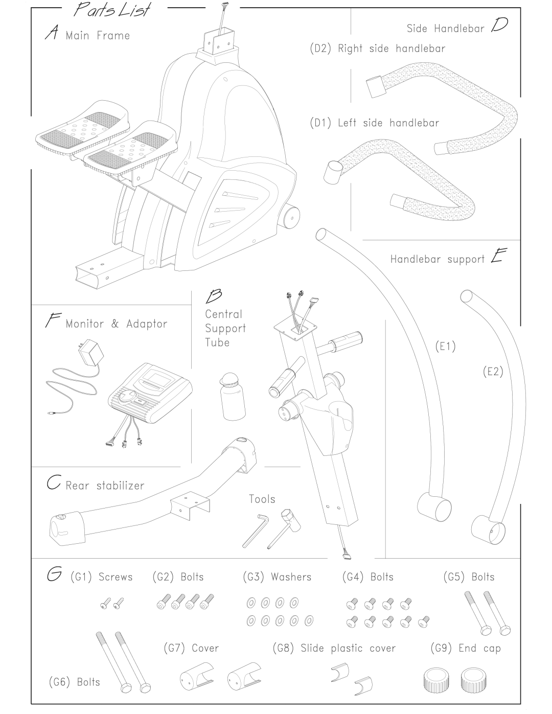 Keys Fitness CM707S owner manual 