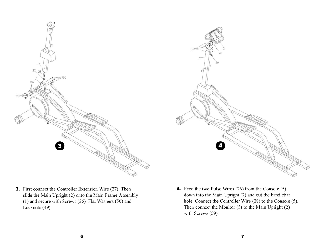 Keys Fitness CM850EL owner manual 