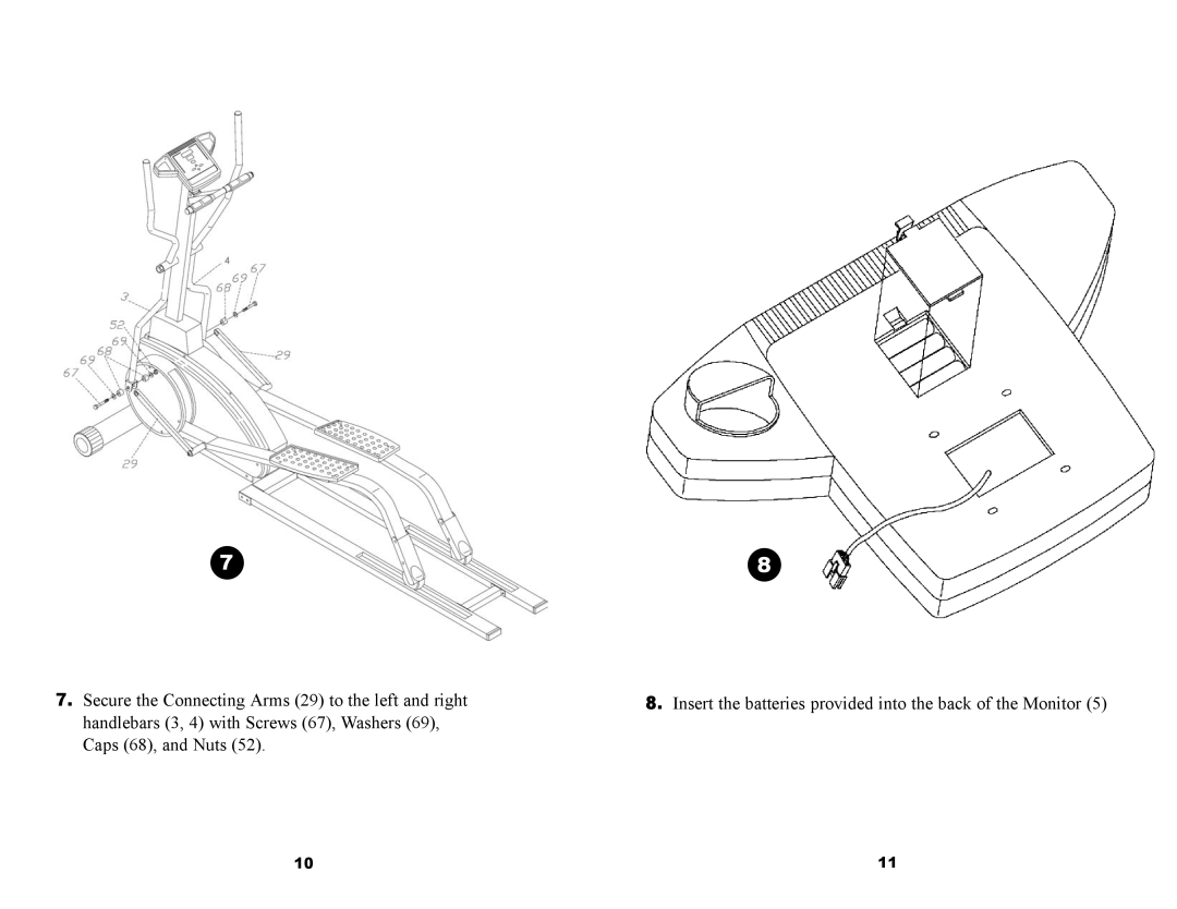 Keys Fitness CM850EL owner manual 