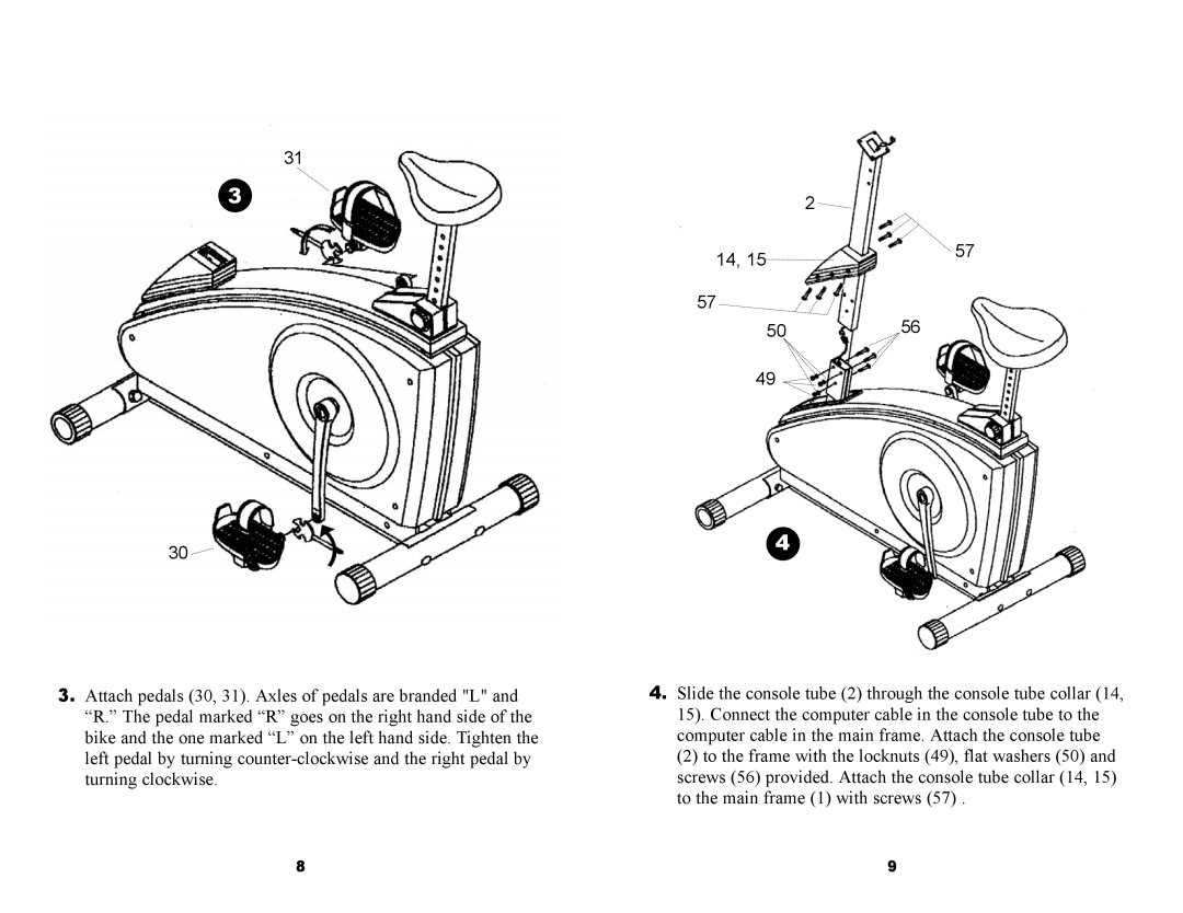 Keys Fitness CM850U owner manual 