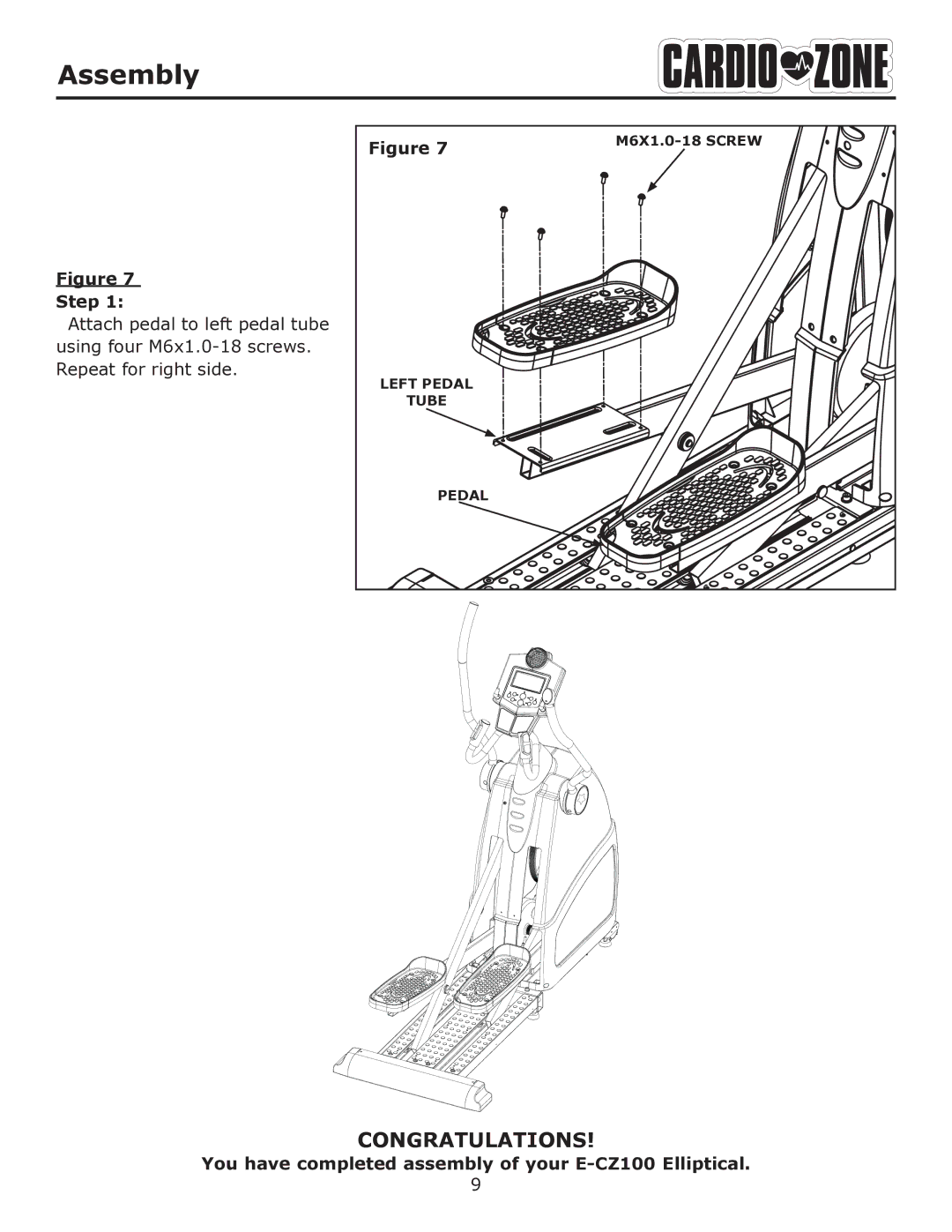 Keys Fitness E-CZ100 owner manual Congratulations 