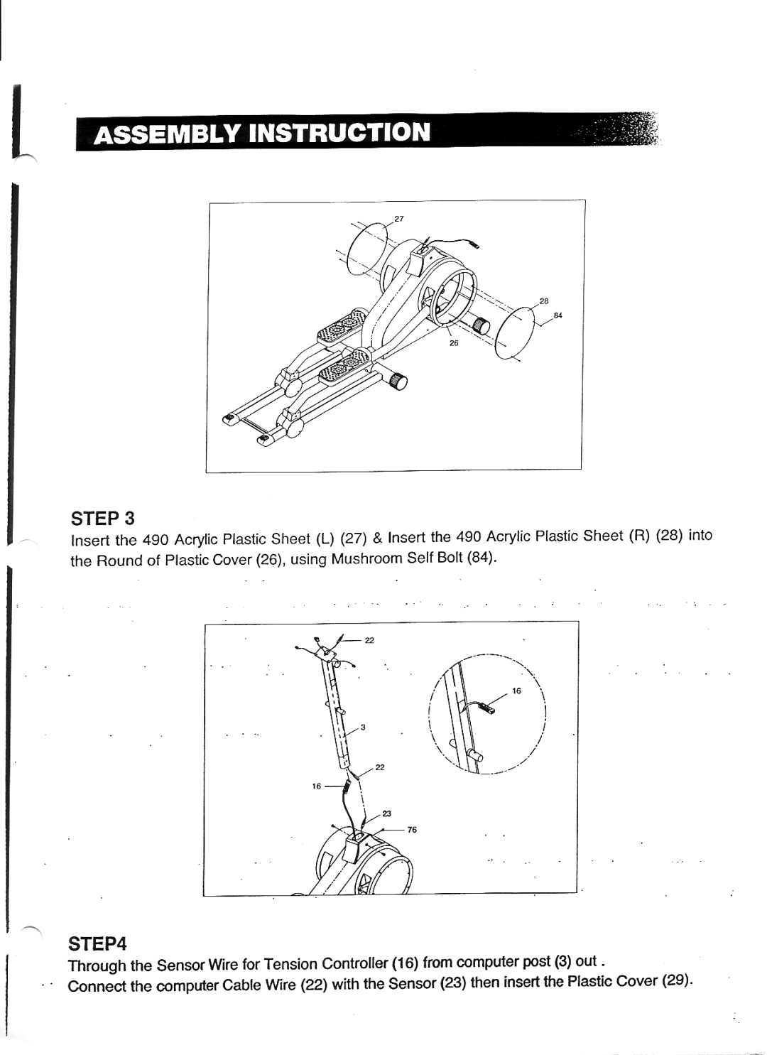 Keys Fitness ET4000 manual 