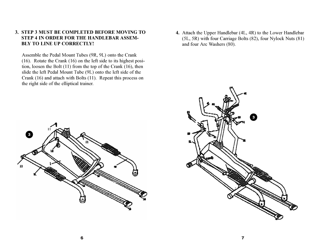 Keys Fitness ET530D owner manual 