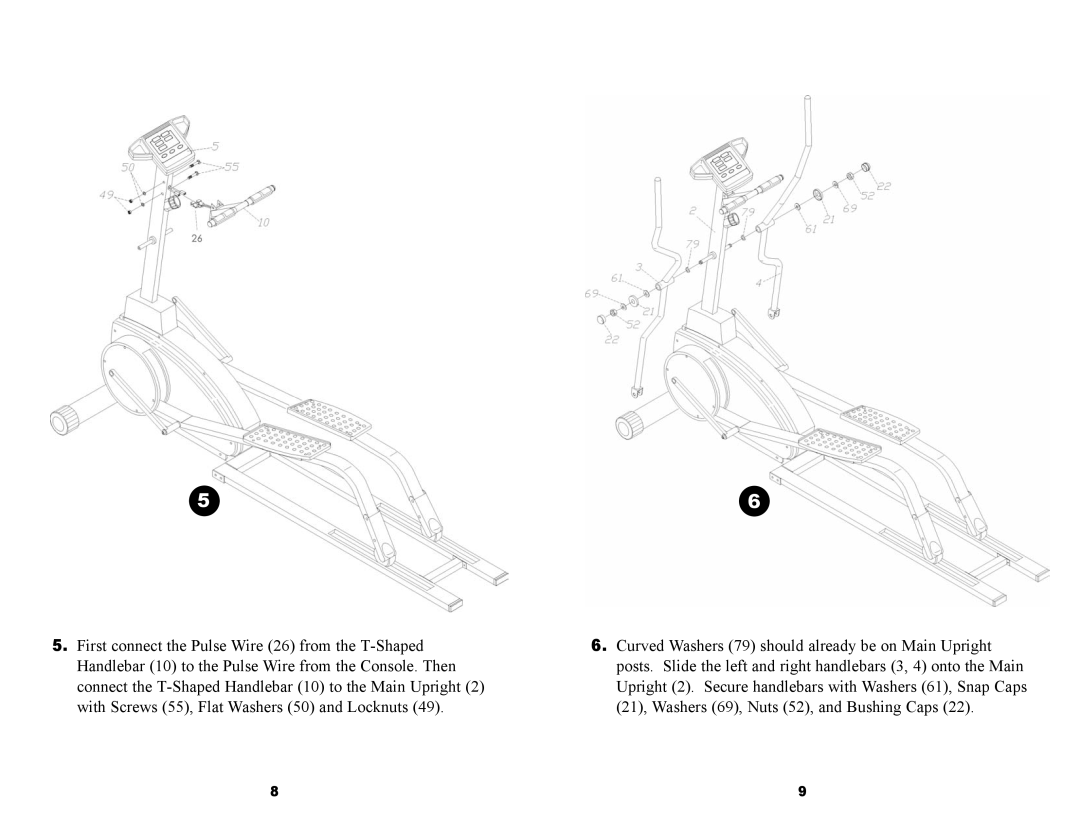 Keys Fitness ET835D owner manual 