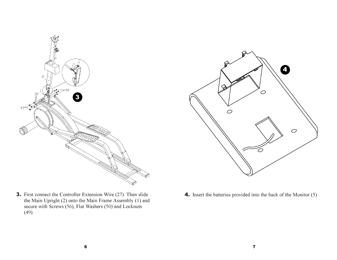 Keys Fitness ET900D owner manual 