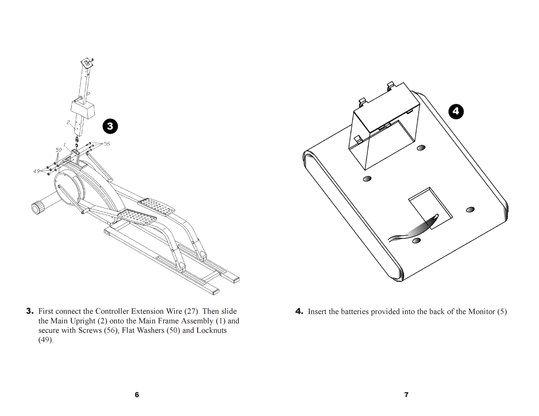 Keys Fitness ET920D owner manual 