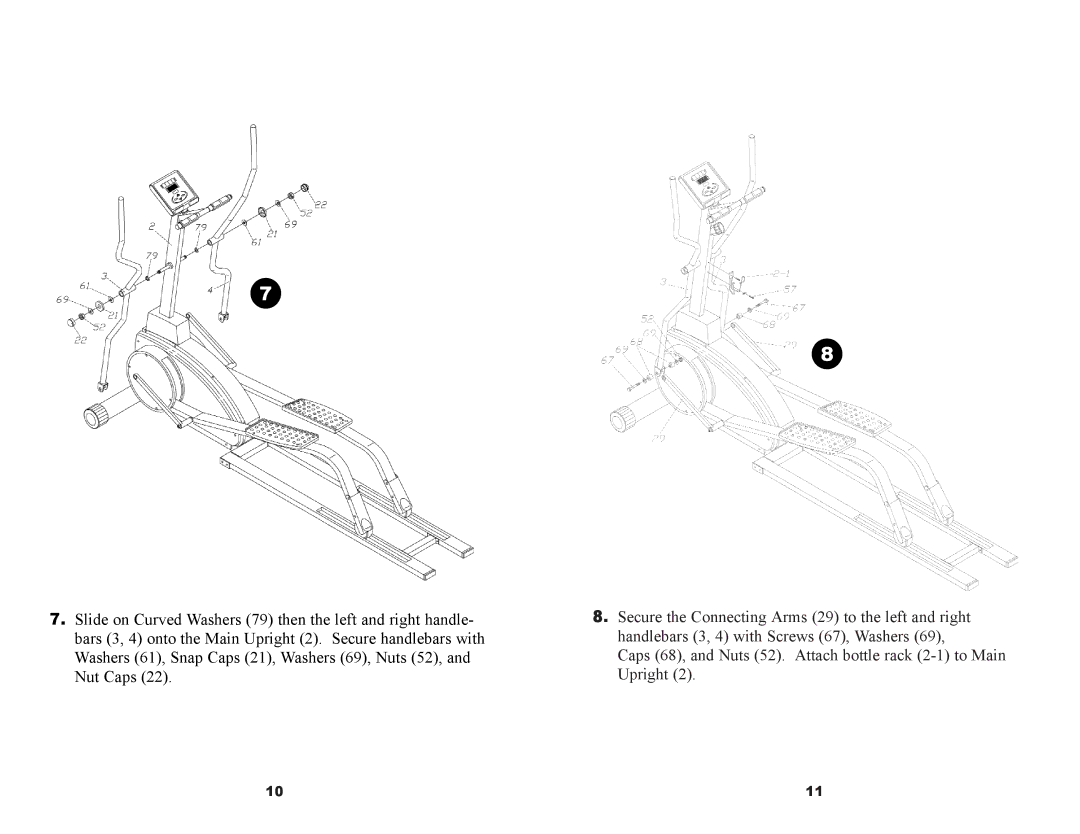 Keys Fitness ET920D owner manual 