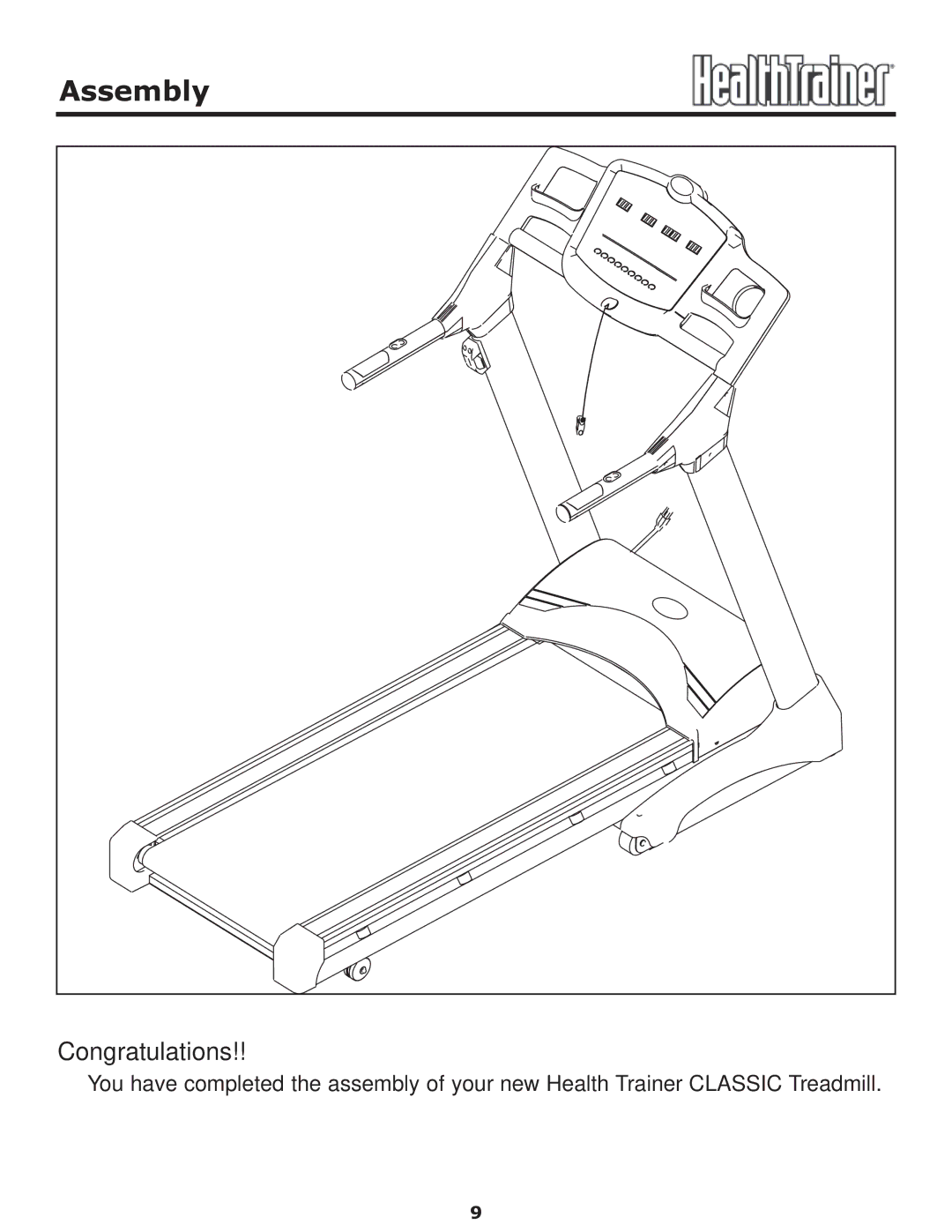 Keys Fitness HT-CLASSIC owner manual Congratulations 