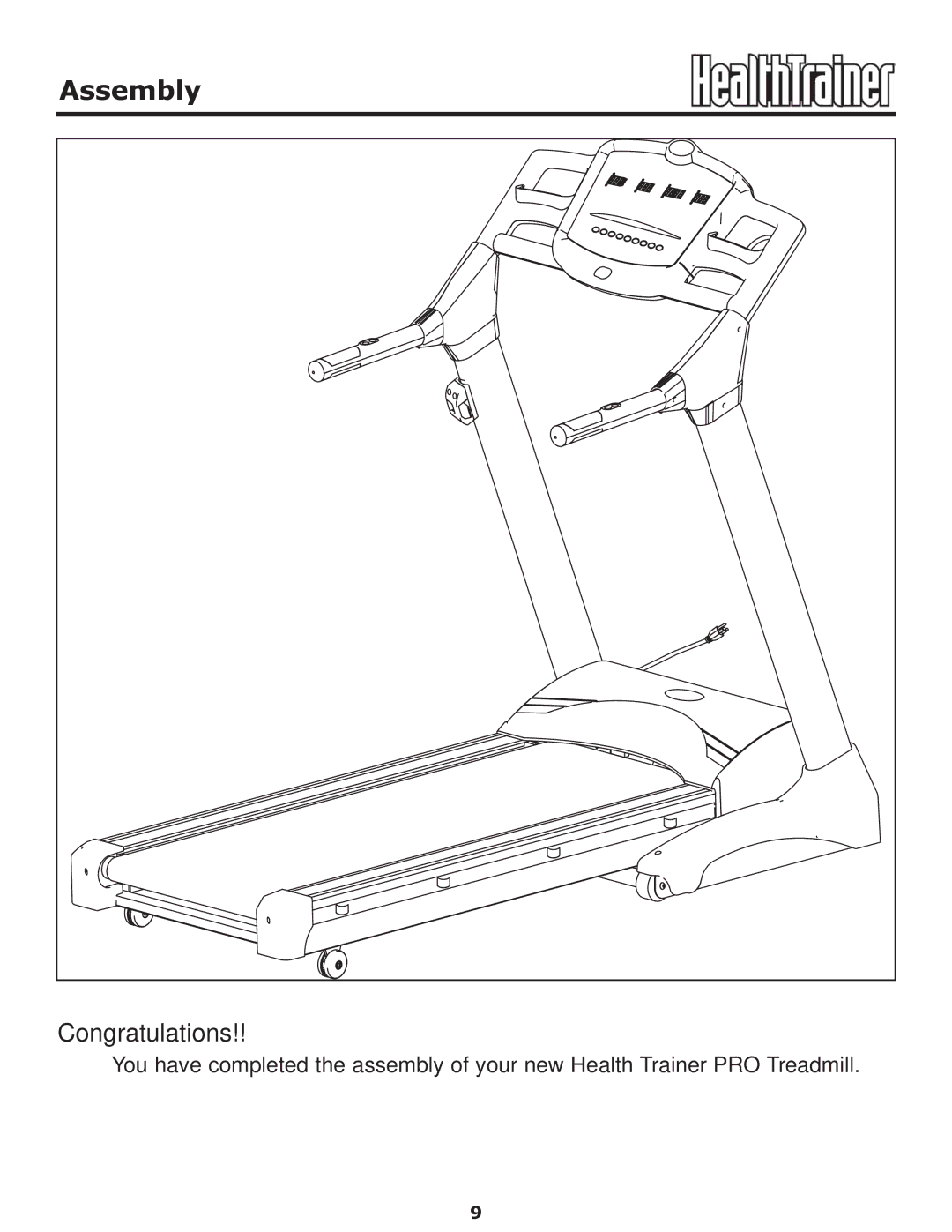 Keys Fitness HT-PRO owner manual Congratulations 