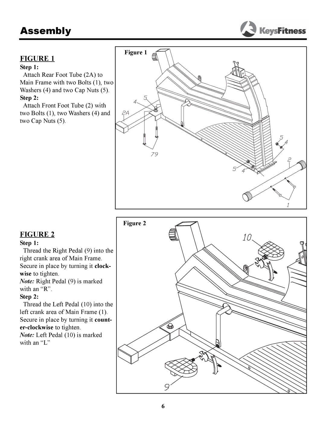 Keys Fitness HT640U owner manual Step 