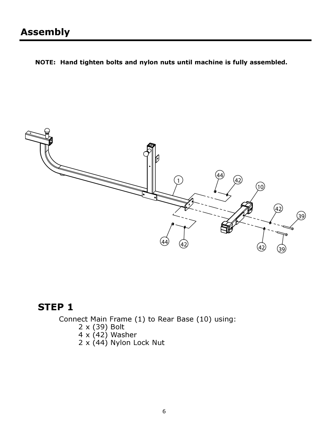 Keys Fitness KF-ABM owner manual Step 