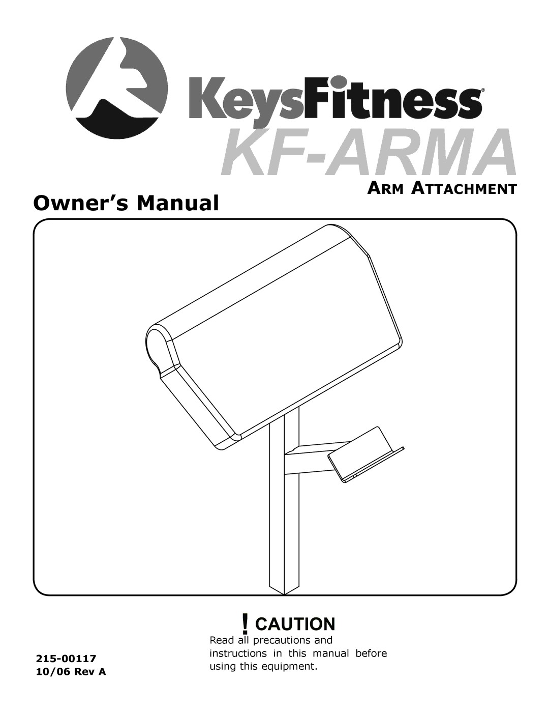 Keys Fitness KF-ARMA owner manual Kf-Arma 