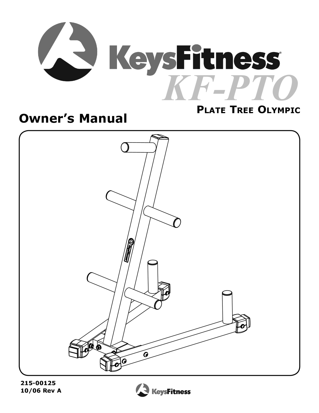 Keys Fitness KF-PTO owner manual Kf-Pto 