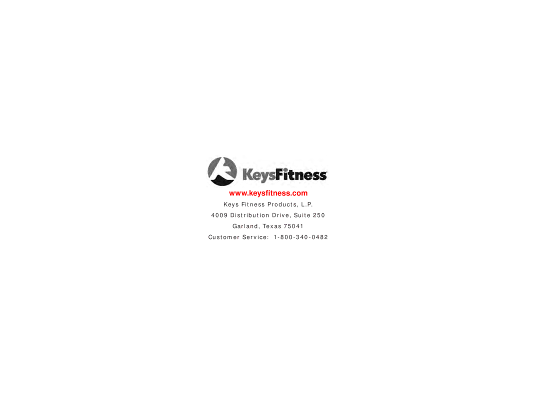 Keys Fitness KF-R4.0 owner manual 