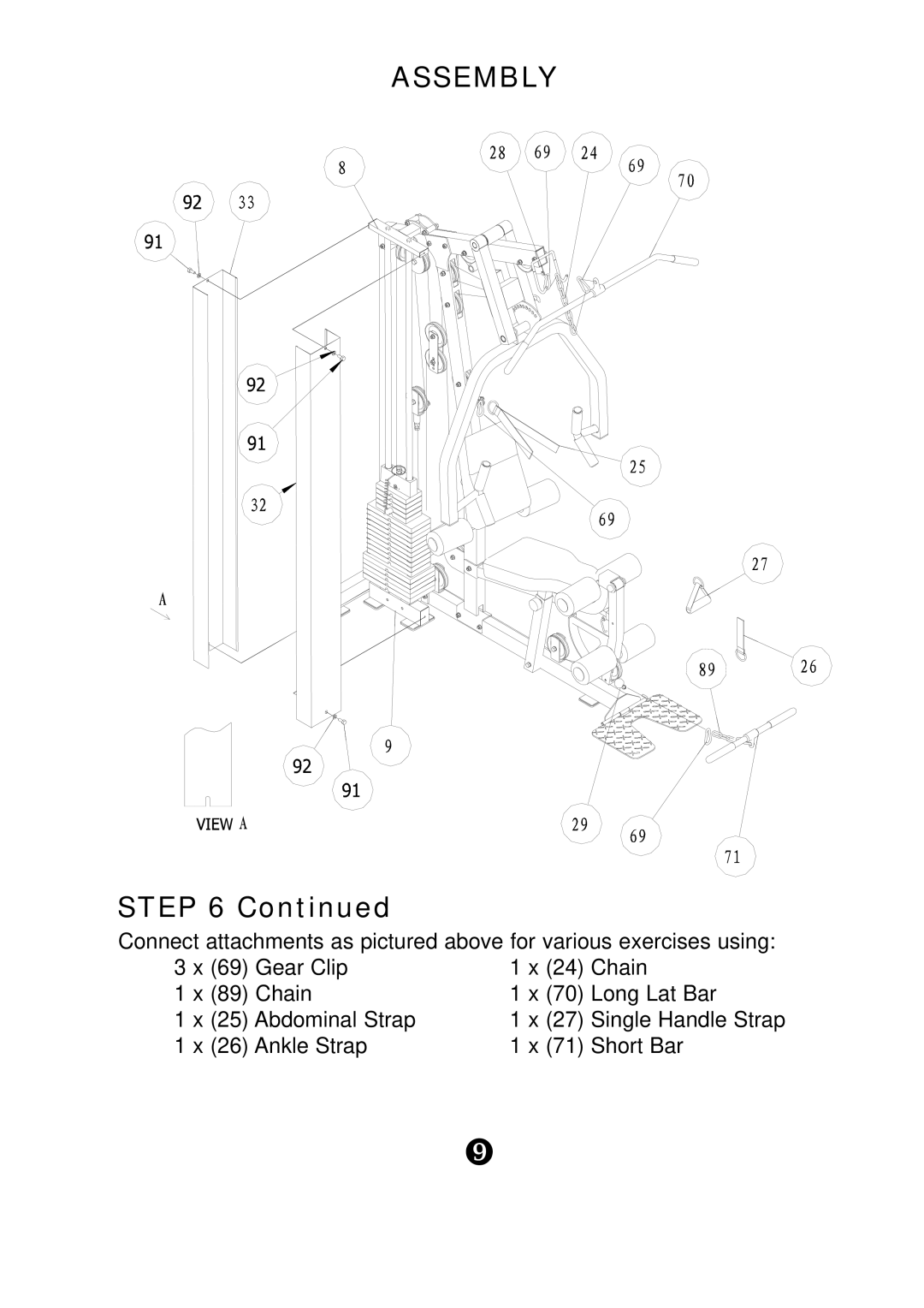 Keys Fitness KPS-1500 manual Step 