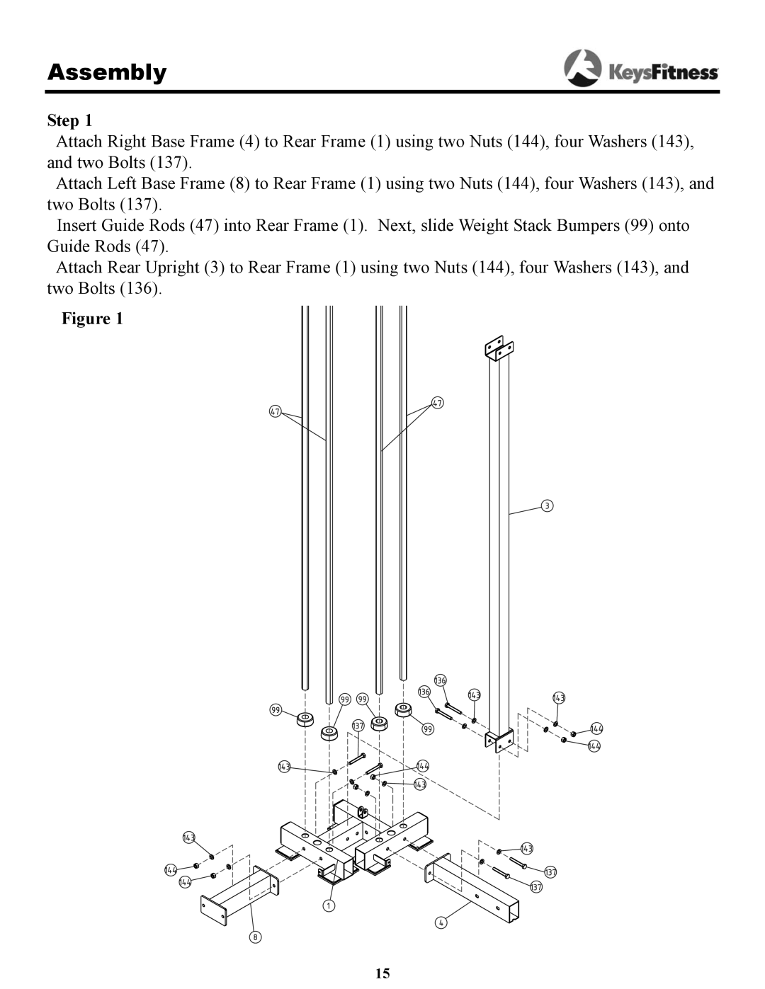 Keys Fitness KPS-2050 owner manual Step 