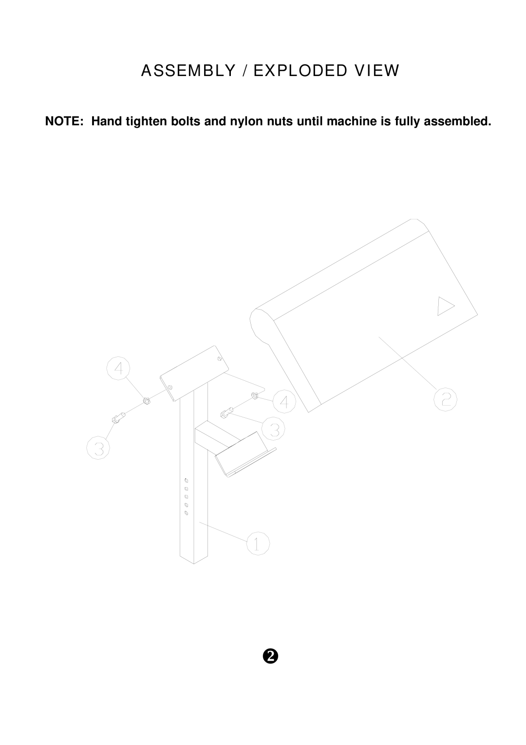 Keys Fitness KPS-ARMA manual Assembly / Exploded View 